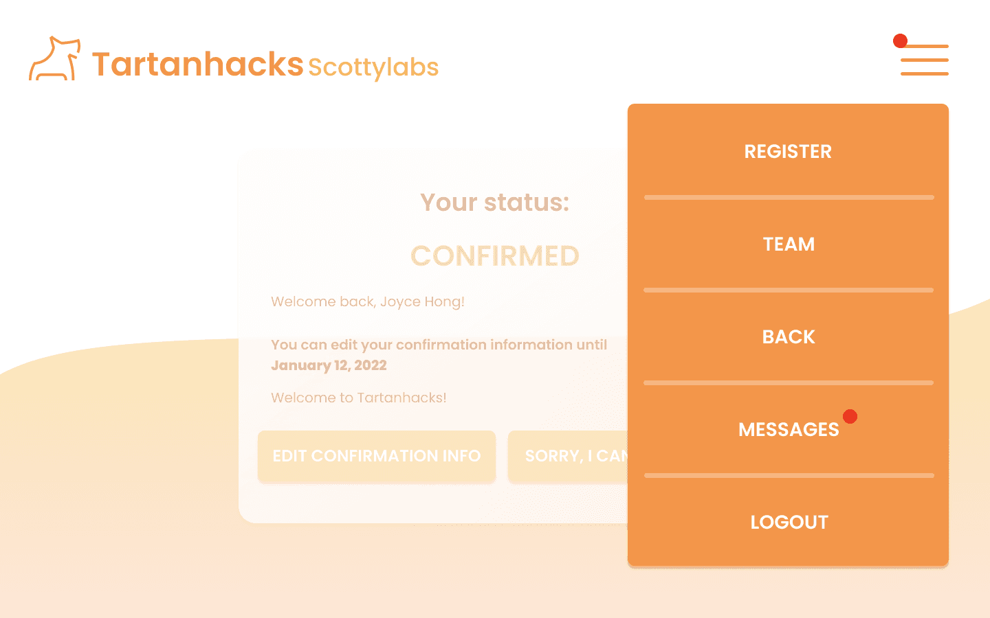 TartanHacks Registration System